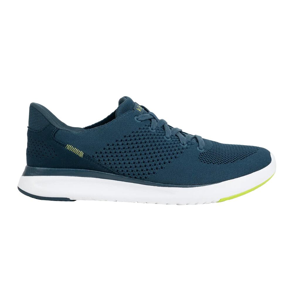 Kizik Men's Lima Dark Teal Mesh Sneaker Hands Free